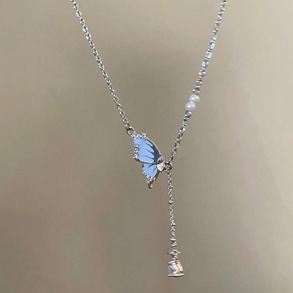 Chic Butterfly Tassel Necklace